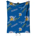 san jose state spartans sketch lines blue quilt blanket best selling