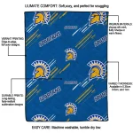 san jose state spartans sketch lines blue quilt blanket best selling