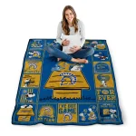 san jose state spartans snoopy love blue quilt blanket best selling