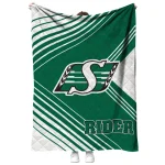 saskatchewan roughriders arrow layers green quilt blanket best selling