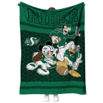 saskatchewan roughriders disney football green quilt blanket best selling