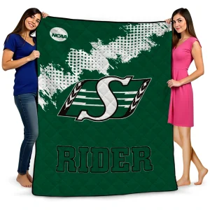 saskatchewan roughriders paint trail green quilt blanket best selling