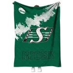 saskatchewan roughriders paint trail green quilt blanket best selling