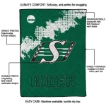saskatchewan roughriders paint trail green quilt blanket best selling