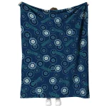 seattle mariners solid classic navy blue quilt blanket best selling