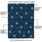 seattle mariners solid classic navy blue quilt blanket best selling