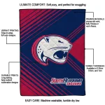 south alabama jaguars arrow layers blue quilt blanket best selling