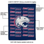 south alabama jaguars bold red blue quilt blanket best selling