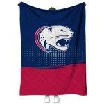 south alabama jaguars dot illusion blue quilt blanket best selling