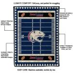 south alabama jaguars mickey player blue quilt blanket best selling