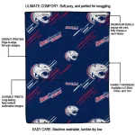 south alabama jaguars sketch lines blue quilt blanket best selling