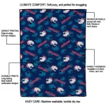 south alabama jaguars solid classic blue quilt blanket best selling