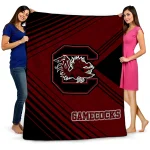 south carolina gamecocks arrow layers garnet quilt blanket best selling