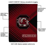 south carolina gamecocks arrow layers garnet quilt blanket best selling