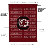 south carolina gamecocks bold red garnet quilt blanket best selling