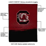 south carolina gamecocks dot illusion garnet quilt blanket best selling