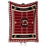 south carolina gamecocks mickey player garnet quilt blanket best selling