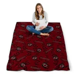 south carolina gamecocks solid classic garnet quilt blanket best selling