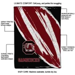 south carolina gamecocks stroke art garnet white quilt blanket best selling