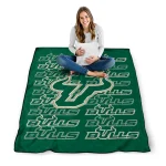 south florida bulls bold red green quilt blanket best selling