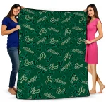 South Florida Bulls Solid Classic Green Quilt Blanket 1 south florida bulls solid classic green quilt blanket best selling