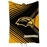 southern miss golden eagles arrow layers black quilt blanket best selling