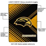 southern miss golden eagles arrow layers black quilt blanket best selling
