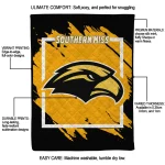 southern miss golden eagles block border black quilt blanket best selling