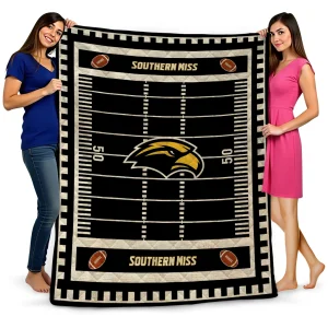 southern miss golden eagles mickey player black quilt blanket best selling