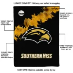 southern miss golden eagles paint trail black quilt blanket best selling