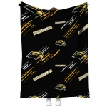 southern miss golden eagles sketch lines black quilt blanket best selling