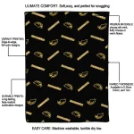 southern miss golden eagles solid classic black quilt blanket best selling