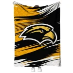 southern miss golden eagles wild lines black white quilt blanket best selling