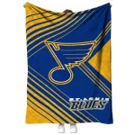 st louis blues arrow layers blue quilt blanket best selling