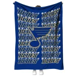 st louis blues bold red blue quilt blanket best selling