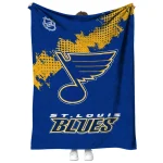 st louis blues nhl shield blue quilt blanket best selling