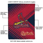 st louis cardinals arrow layers red quilt blanket best selling