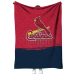 st louis cardinals dot illusion red quilt blanket best selling