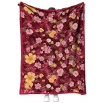 st louis cardinals hibiscus foliage red quilt blanket best selling