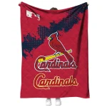 st louis cardinals league patch red quilt blanket best selling