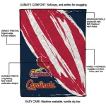 st louis cardinals stroke art red white quilt blanket best selling