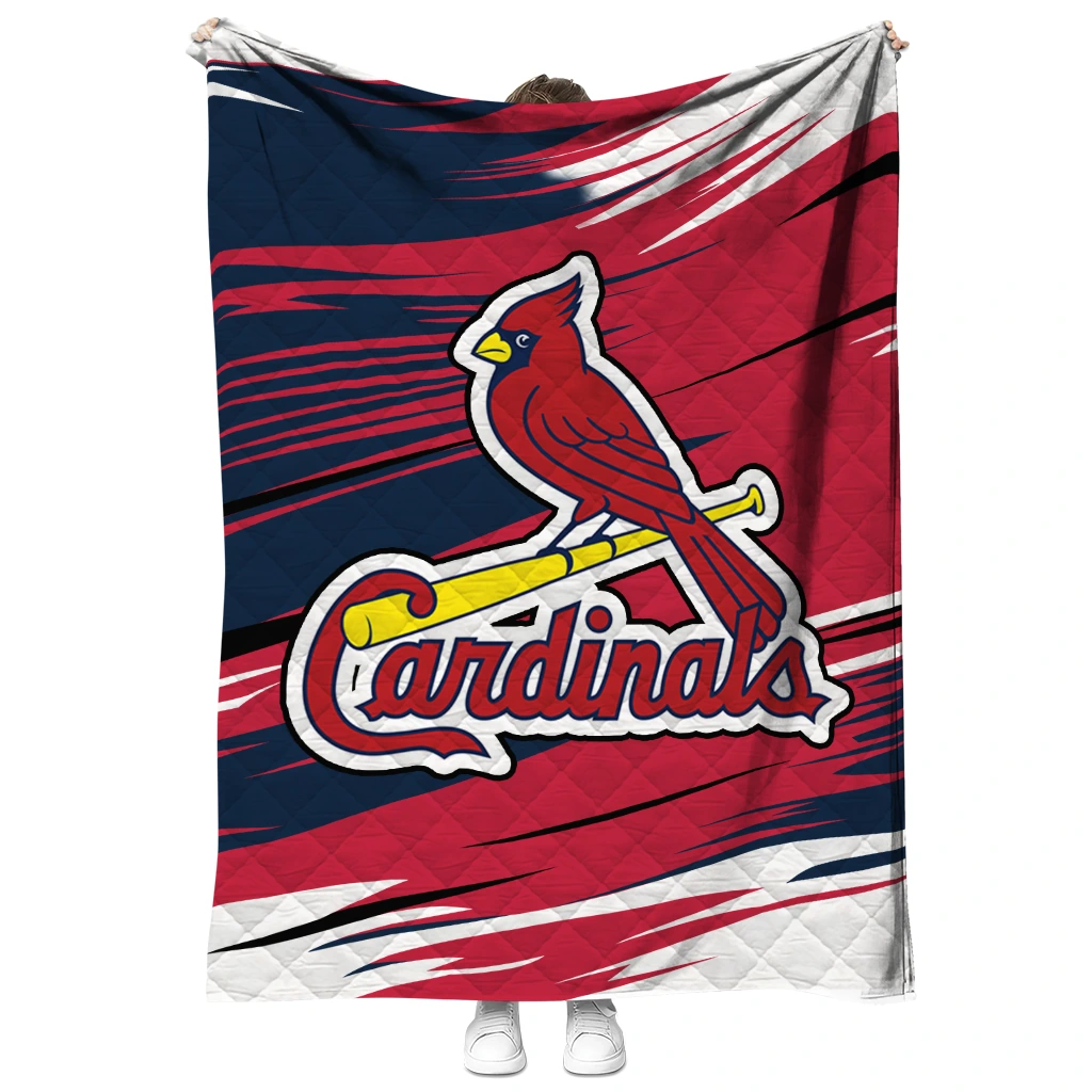 st louis cardinals wild lines red white quilt blanket fashion forward st louis cardinals wild lines red white quilt blanket fashion forward