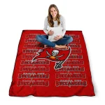 tampa bay buccaneers bold red quilt blanket best selling