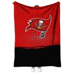 tampa bay buccaneers dot illusion red quilt blanket best selling