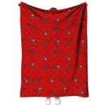 tampa bay buccaneers solid classic red quilt blanket best selling