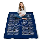 tampa bay lightning bold red blue quilt blanket best selling