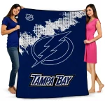 Tampa Bay Lightning NHL Shield Blue Quilt Blanket 1 tampa bay lightning nhl shield blue quilt blanket best selling