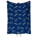 tampa bay lightning solid classic blue quilt blanket best selling