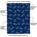 tampa bay lightning solid classic blue quilt blanket best selling