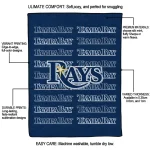 tampa bay rays bold red navy quilt blanket best selling